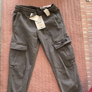 Zara Charcoal Cargo Pants